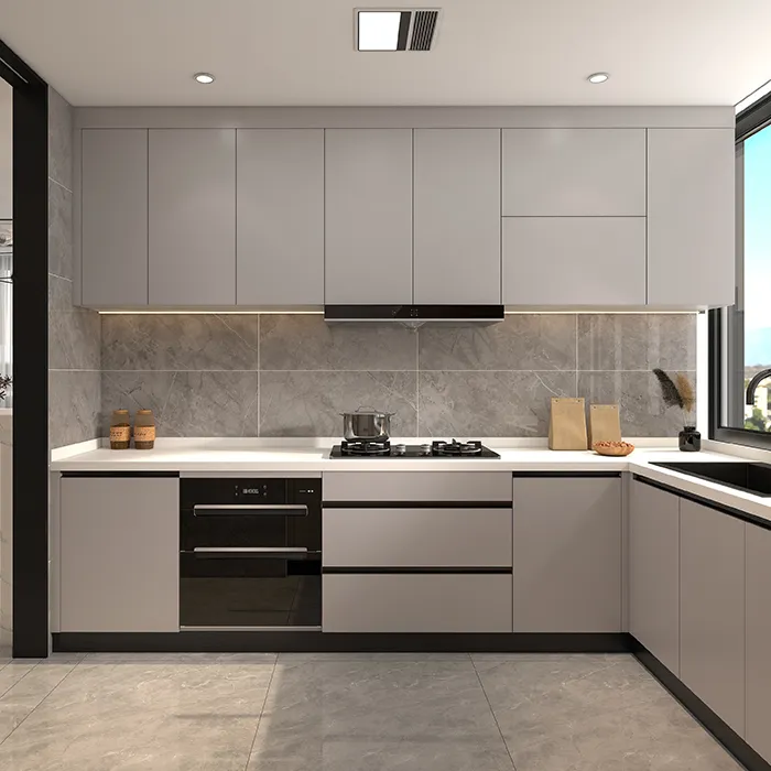L Shaped Kitchen Cabinets